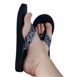 Tommy Hilfiger Sandals Shoes Flip Flops Tongs Blue White Cece Women's WOMAN'S 6